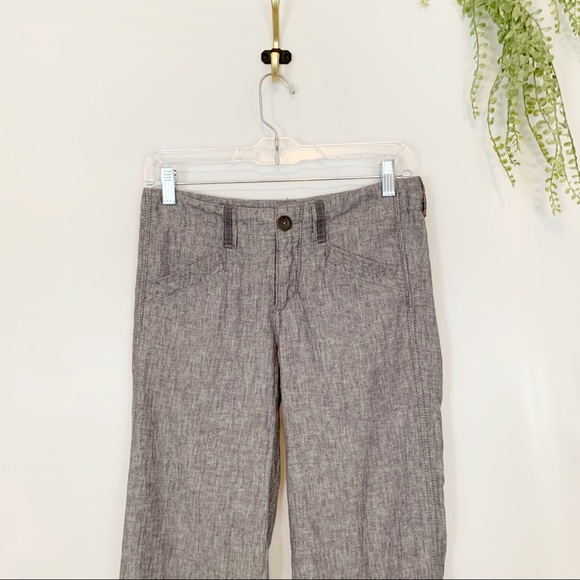 PILCRO AND THE LETTERPRESS Women's Linen Pants 0 - Picture 5 of 7